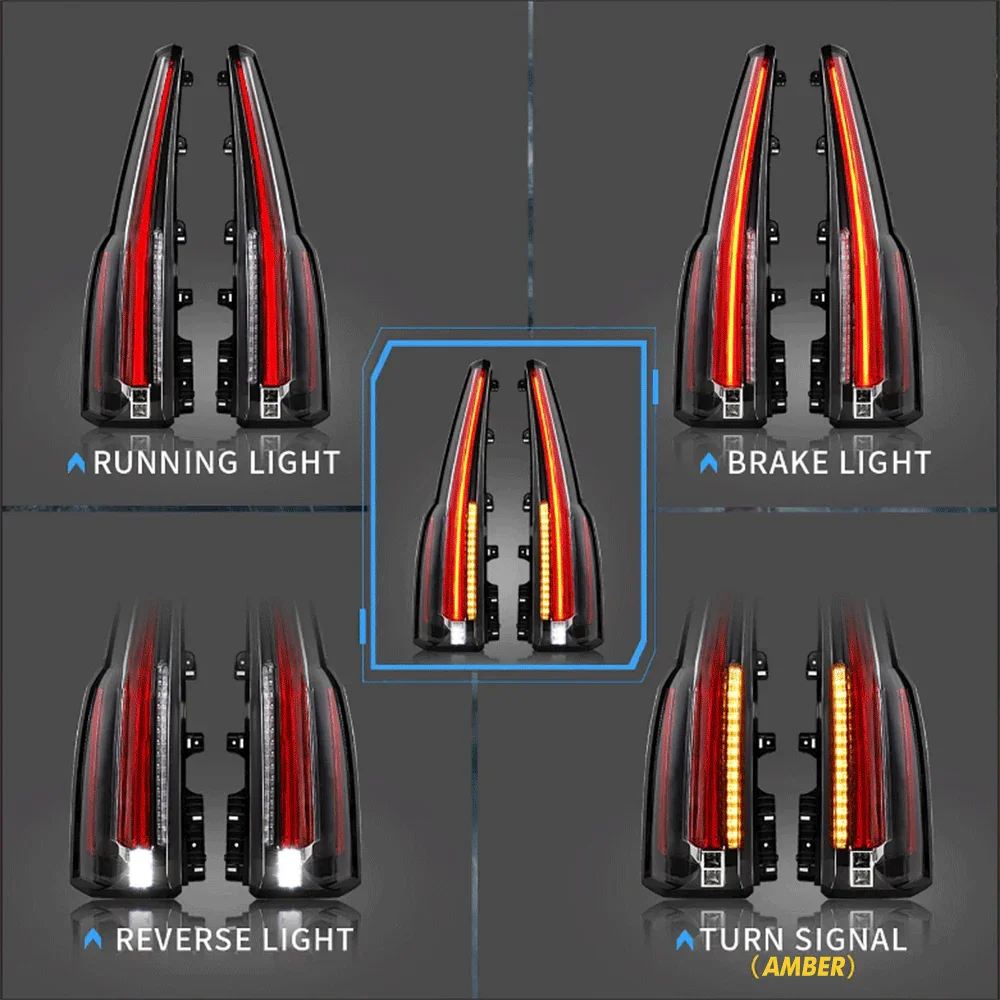 LED Tail Light Assembly With 2015-2020 Chevrolet Tahoe Suburban 4th Gen (K2UC) - Image 6