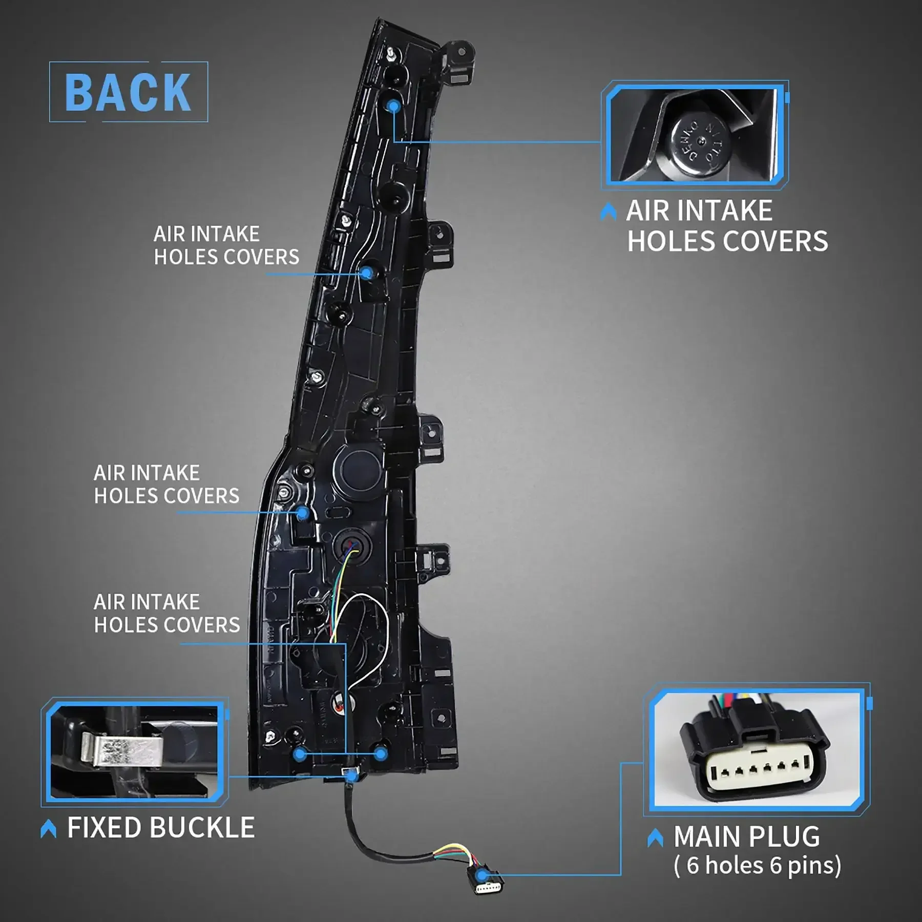 LED Tail Light Assembly With 2015-2020 Chevrolet Tahoe Suburban 4th Gen (K2UC) - Image 7