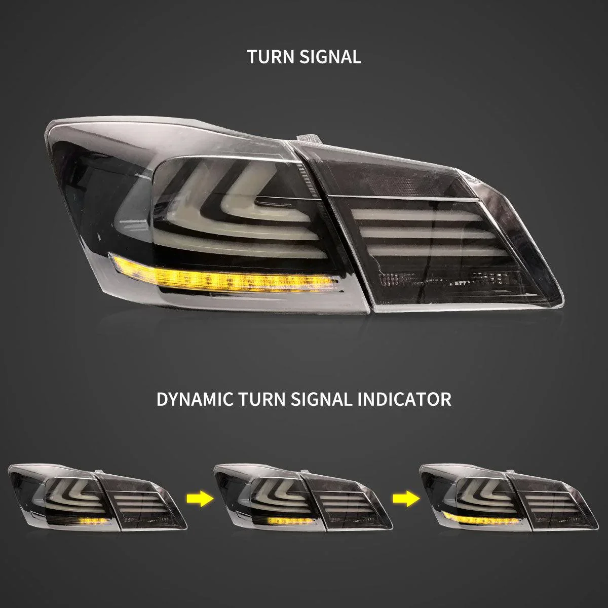 LED Tail Light Assembly With Sequential Turn Signal For 2013-2017 Honda Accord 9th Gen Sedan - Image 10