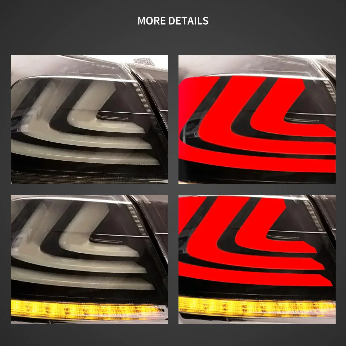 LED Tail Light Assembly With Sequential Turn Signal For 2013-2017 Honda Accord 9th Gen Sedan - Image 11