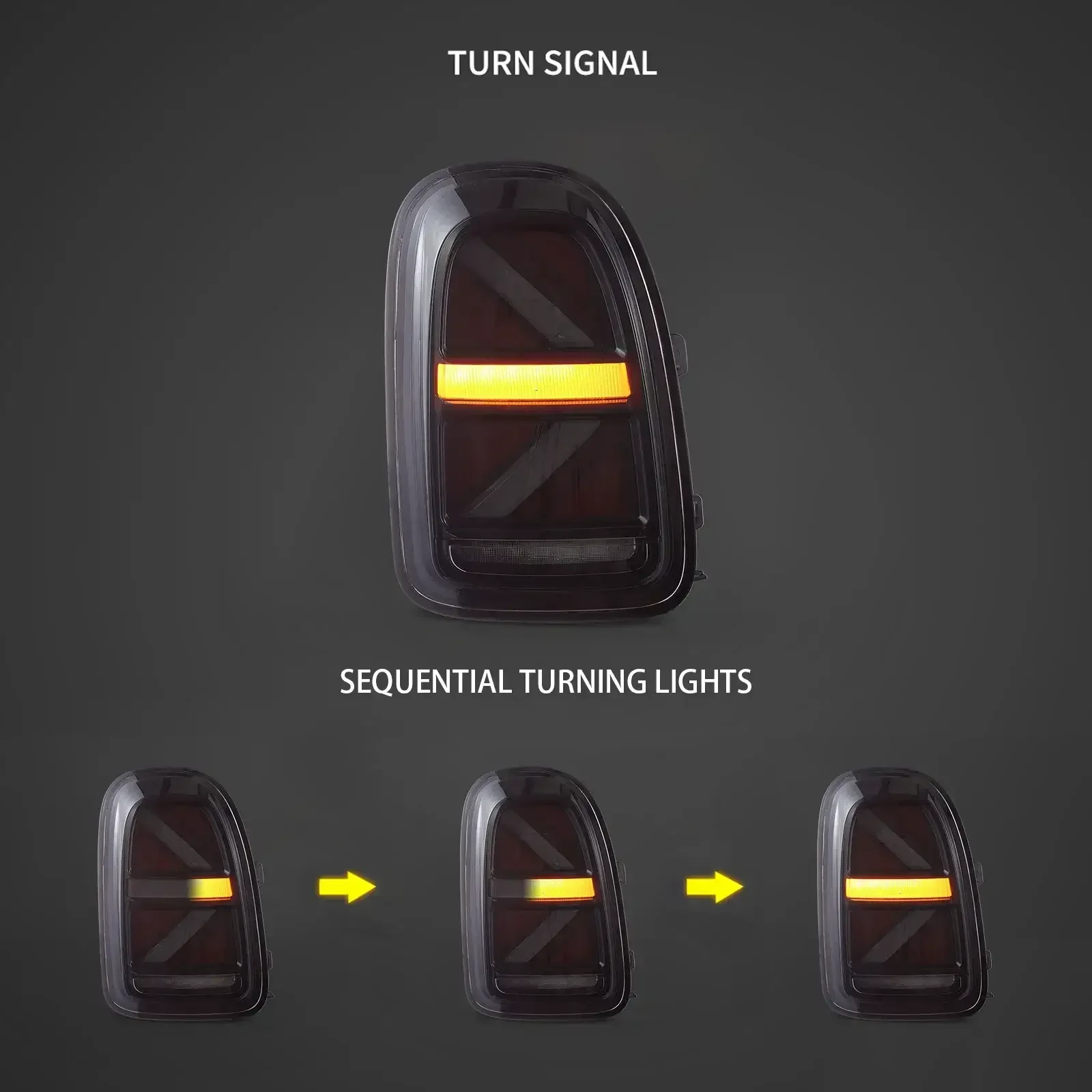 LED Tail Lights Assembly With W/Sequential Turn Signal For 2017-2023 BMW Mini Countryman F60 - Image 4