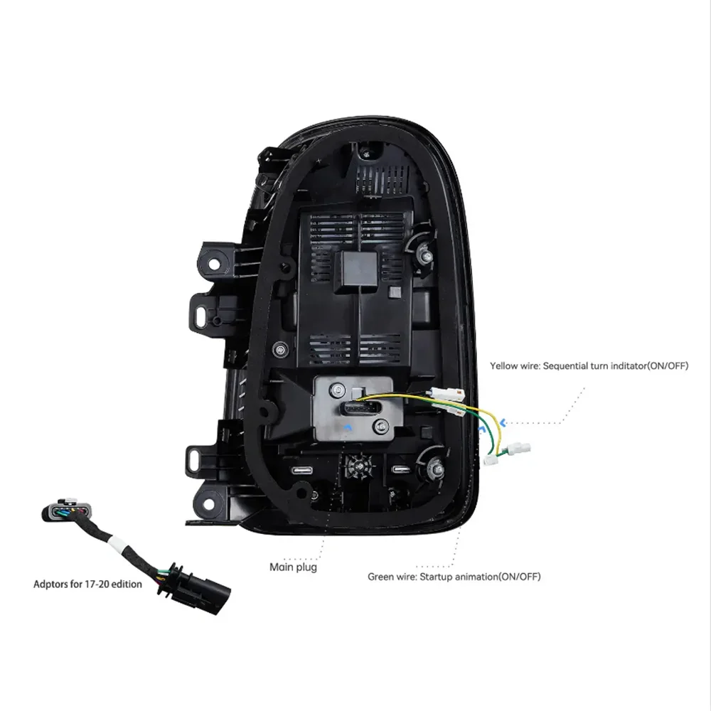 LED Tail Lights Assembly With W/Sequential Turn Signal For 2017-2023 BMW Mini Countryman F60 - Image 5
