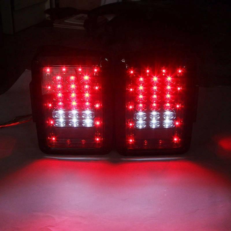 LED Tail Lights Rear Brake Turn Signal Reverse Lamp for Jeep Wrangler JK 2007-2017(American Version) - Image 8