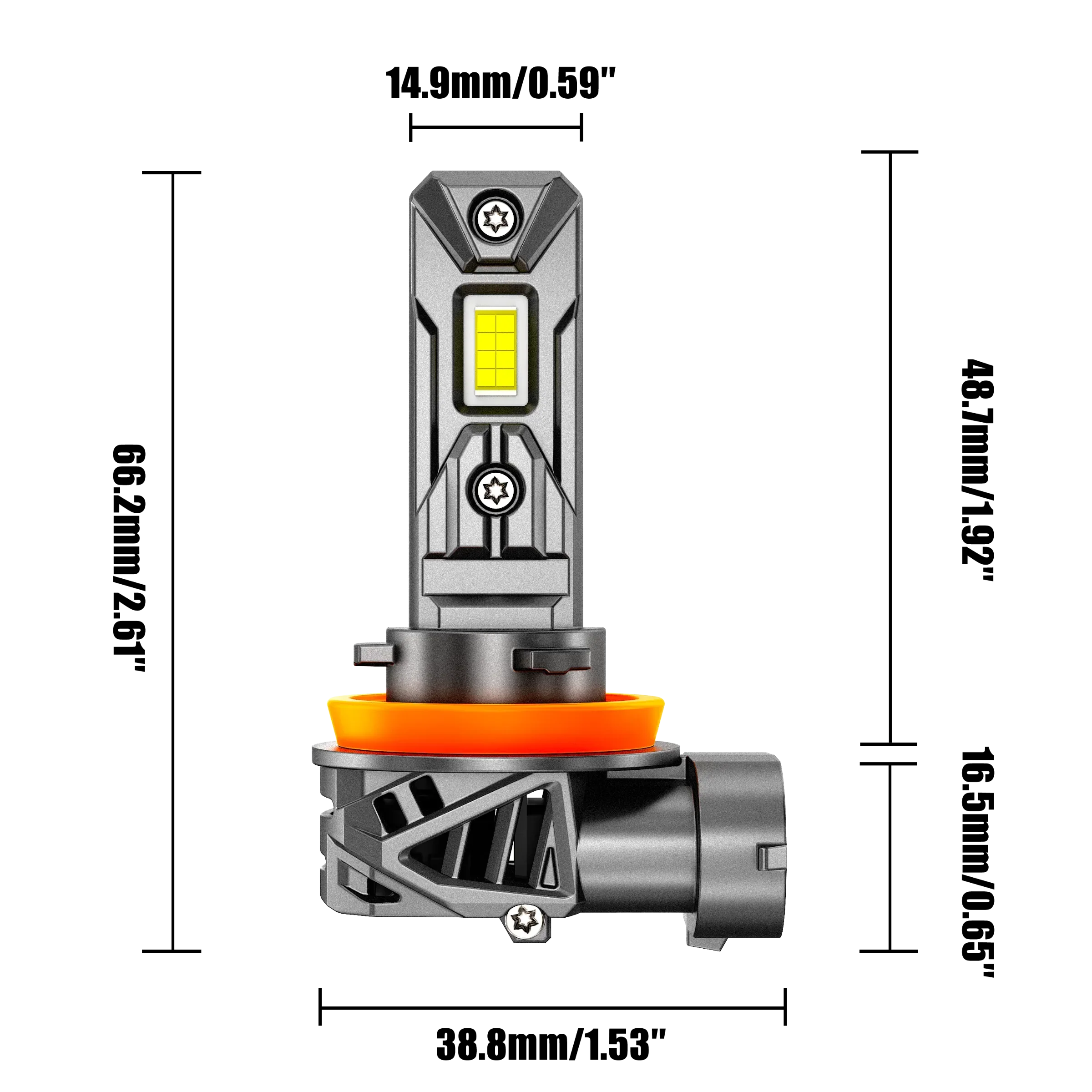 🆕1:1 Same OEM Size Q26S Series 22000LM 90W LED Headlight Bulbs 6500K Cool White - Image 11