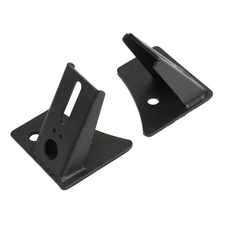 2pcs Black A-Pillar Light Lower Windshield Hinge Mounting Brackets LED Pod Light for 2007-2017 Jeep Wrangler JK - Image 3