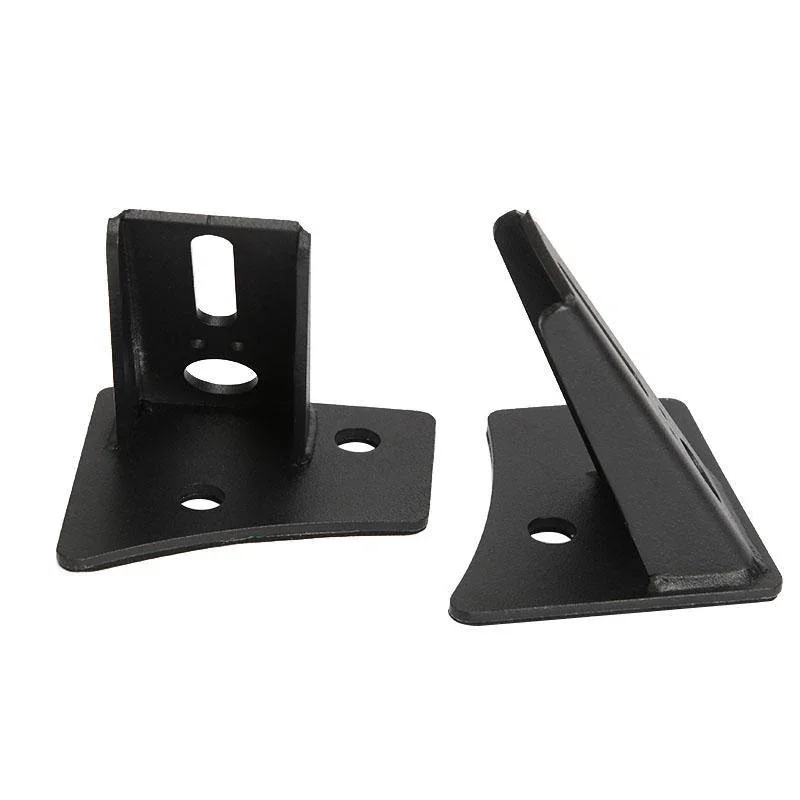 2pcs Black A-Pillar Light Lower Windshield Hinge Mounting Brackets LED Pod Light for 2007-2017 Jeep Wrangler JK - Image 6