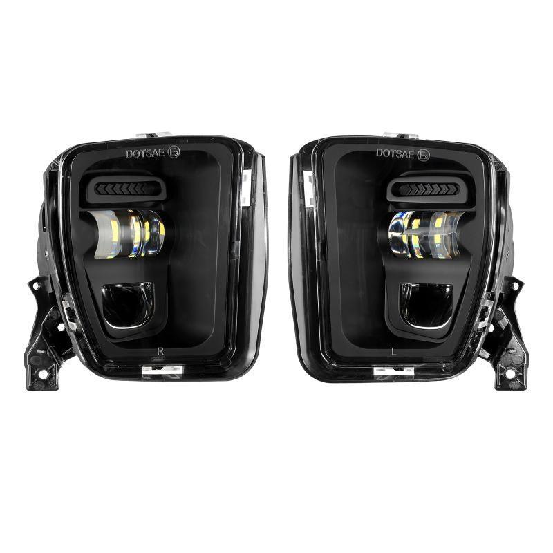 (2pcs/set) 36W LED Fog Lights for Dodge Ram 1500 2013 2014 2015 2016 2017 2018 (Black) - Image 9