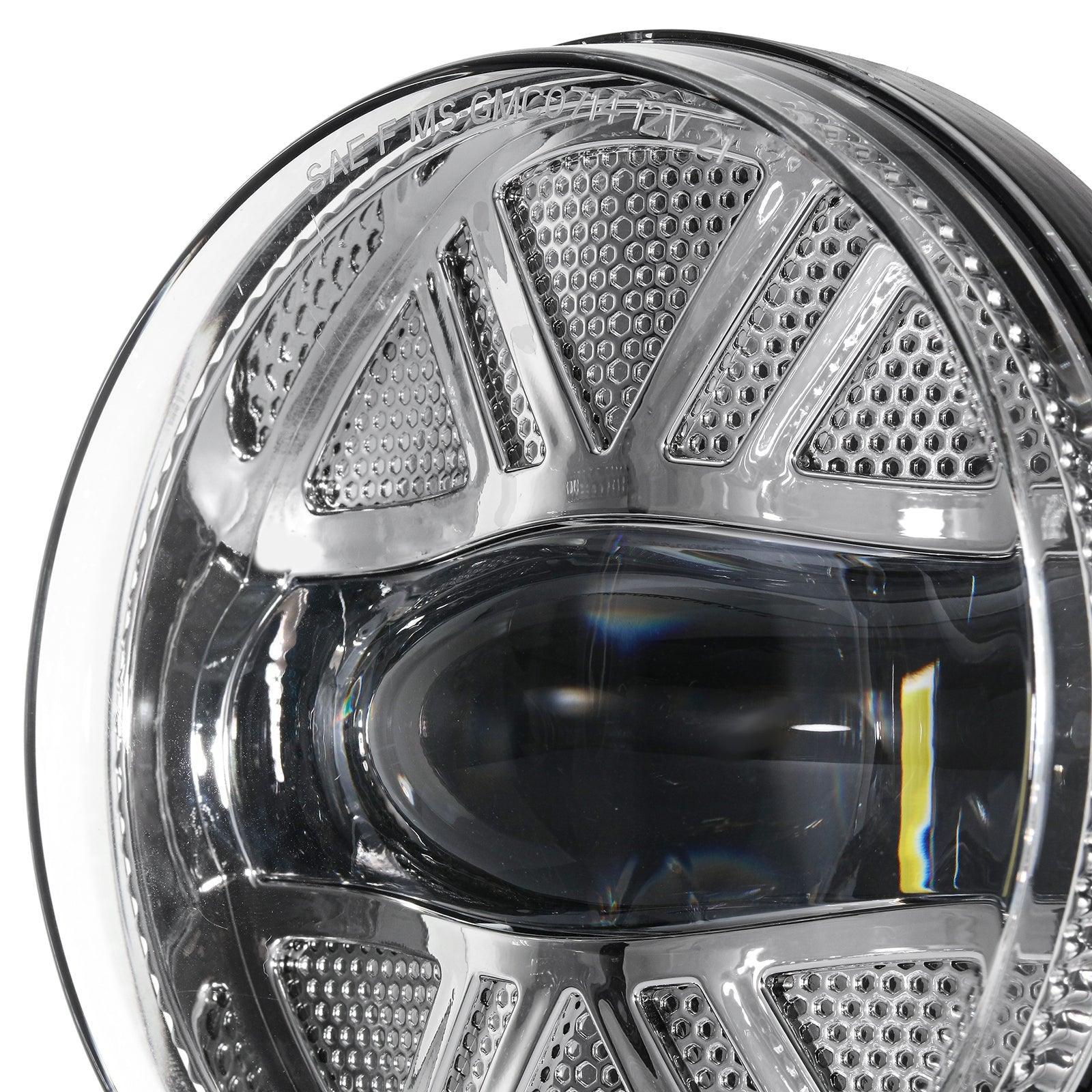 (2pcs/set) 48W LED Fog Lights DOT Approved For 2007-2013 GMC Sierra 1500 / 2007-2014 Sierra 2500HD 3500HD (Chrome) - Image 11