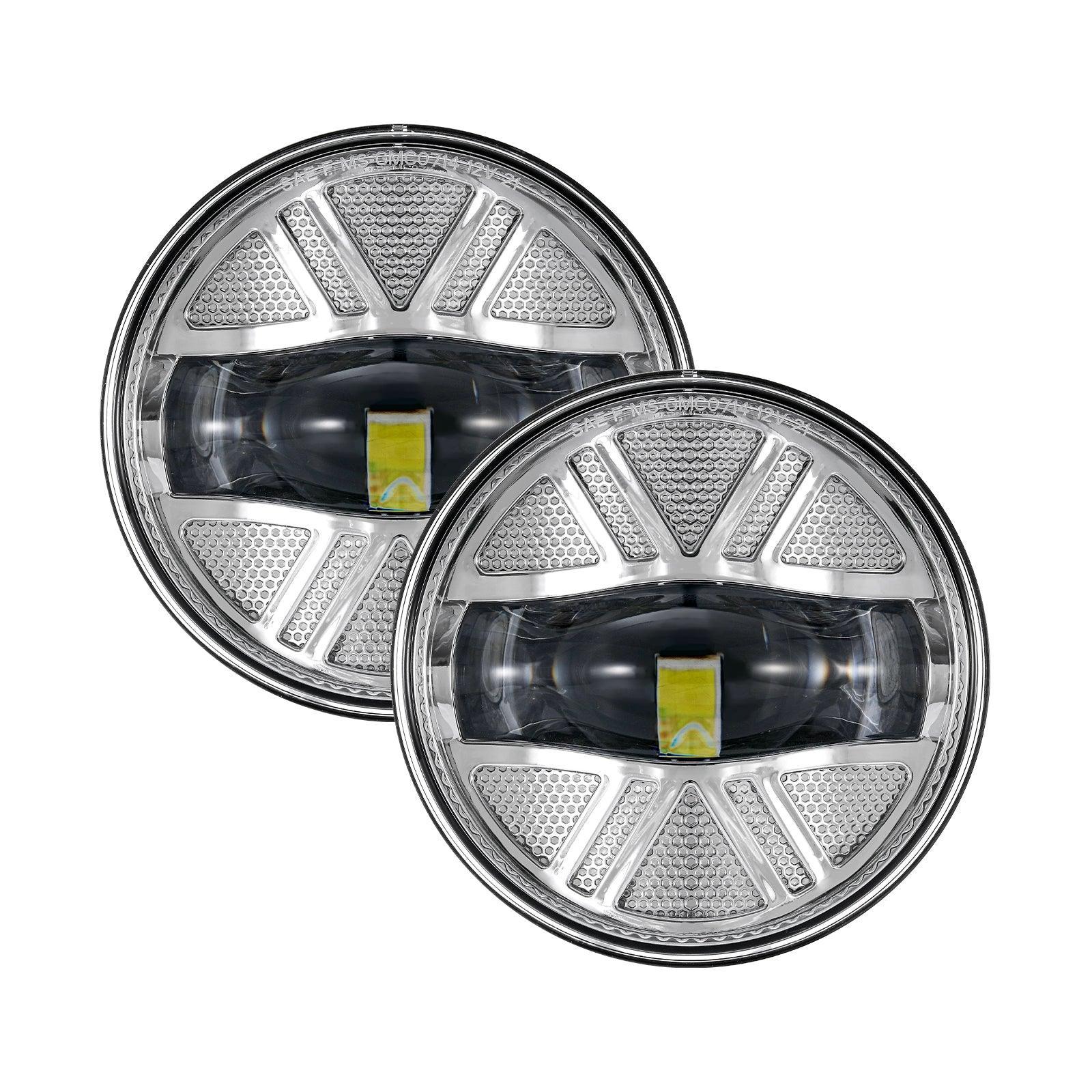 (2pcs/set) 48W LED Fog Lights DOT Approved For 2007-2013 GMC Sierra 1500 / 2007-2014 Sierra 2500HD 3500HD (Chrome) - Image 13