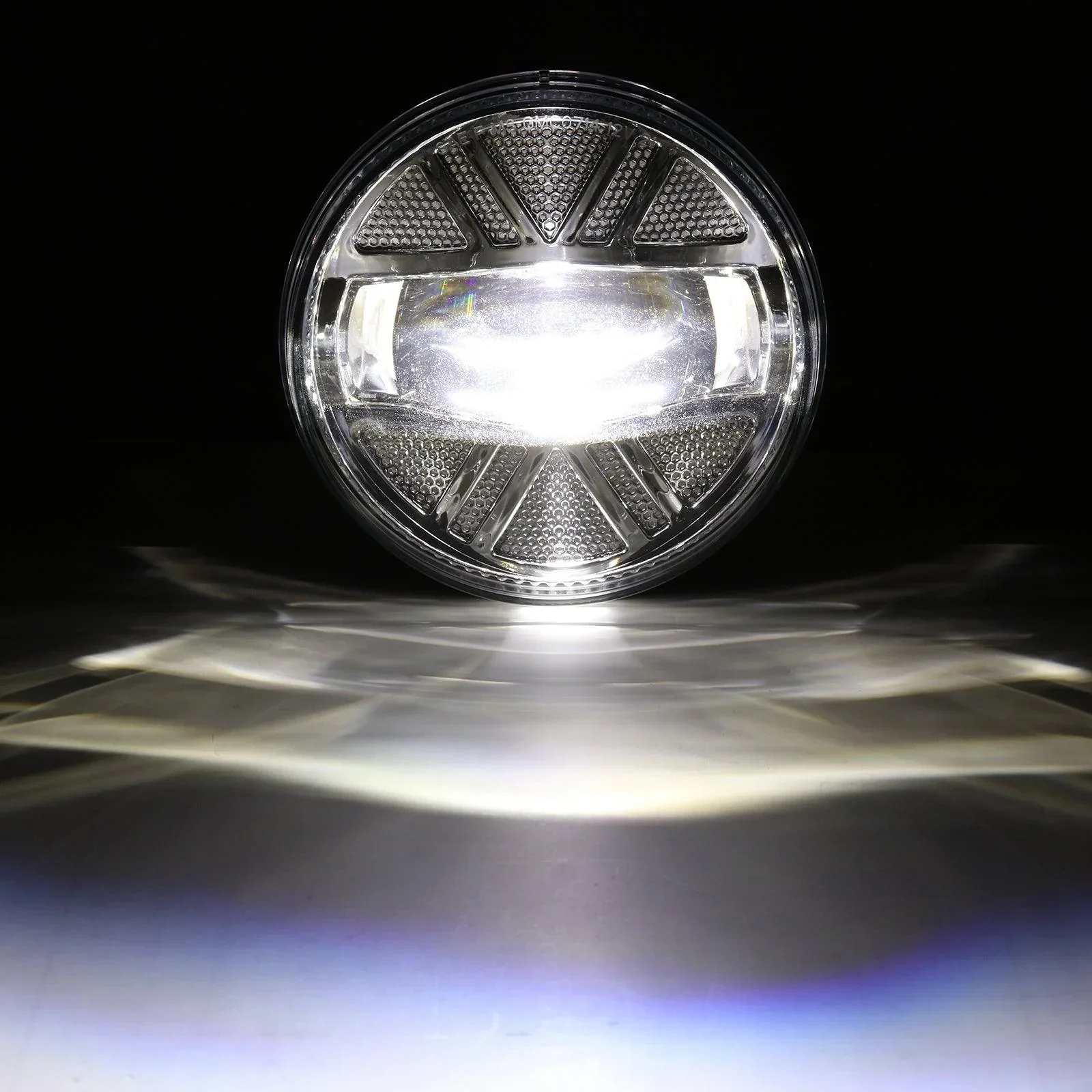 (2pcs/set) 48W LED Fog Lights DOT Approved For 2007-2013 GMC Sierra 1500 / 2007-2014 Sierra 2500HD 3500HD (Chrome) - Image 9