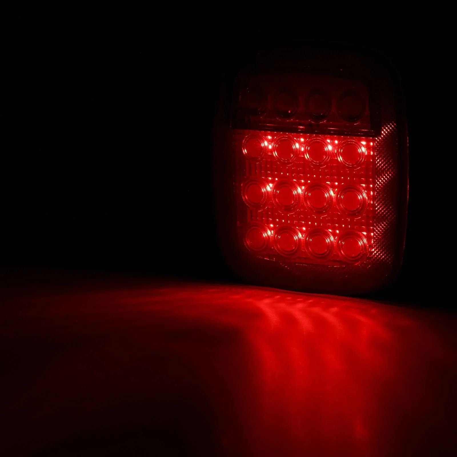 (2pcs/set) Universal Tail Lights 16LEDs for Jeep Wrangler YJ TJ CJ Truck Trailer Boat (Smoked) - Image 10