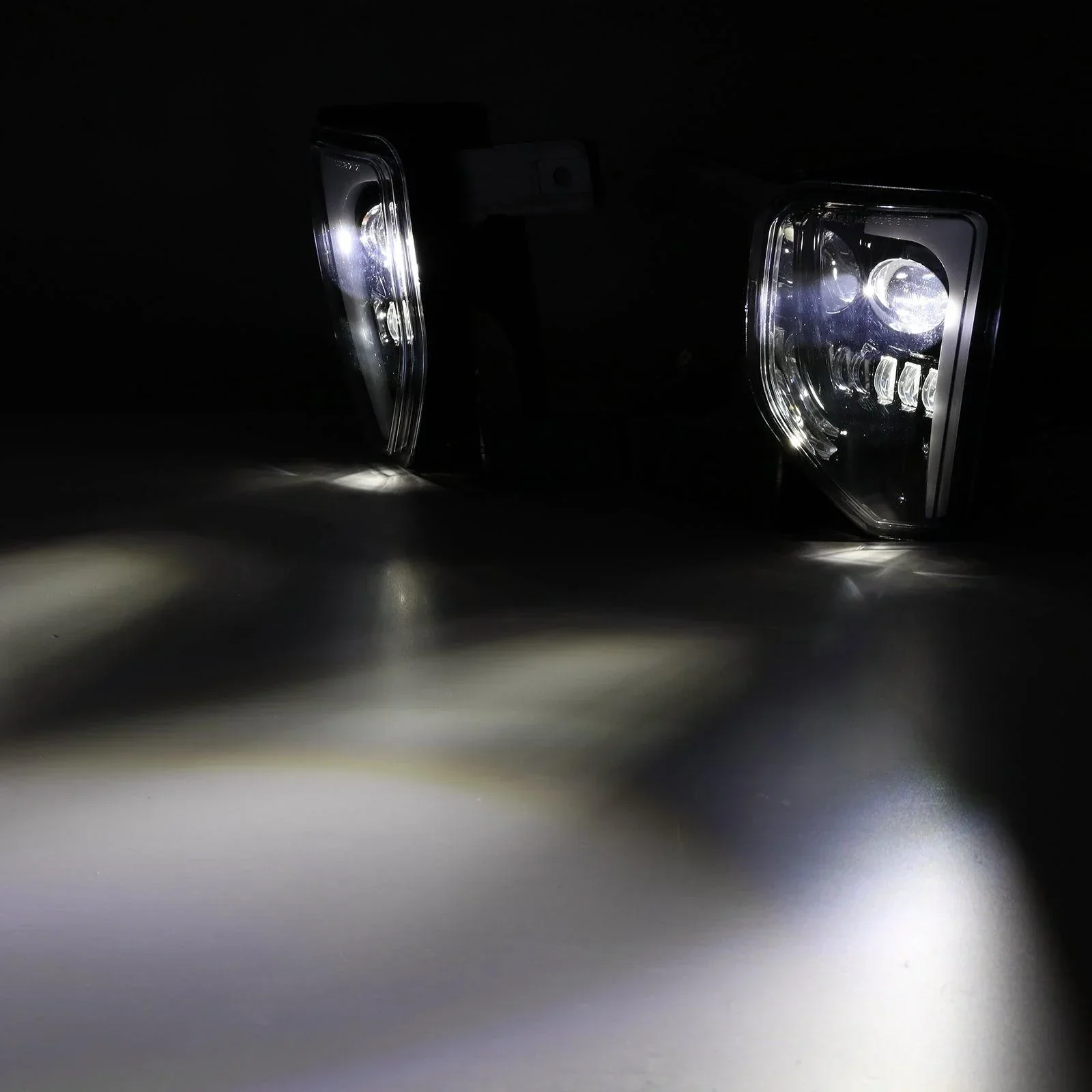 (2pcs/set) 45W DOT Approved LED Fog Lights with DRL for 2016-2018 Chevy Silverado 1500 (Black) - Image 9