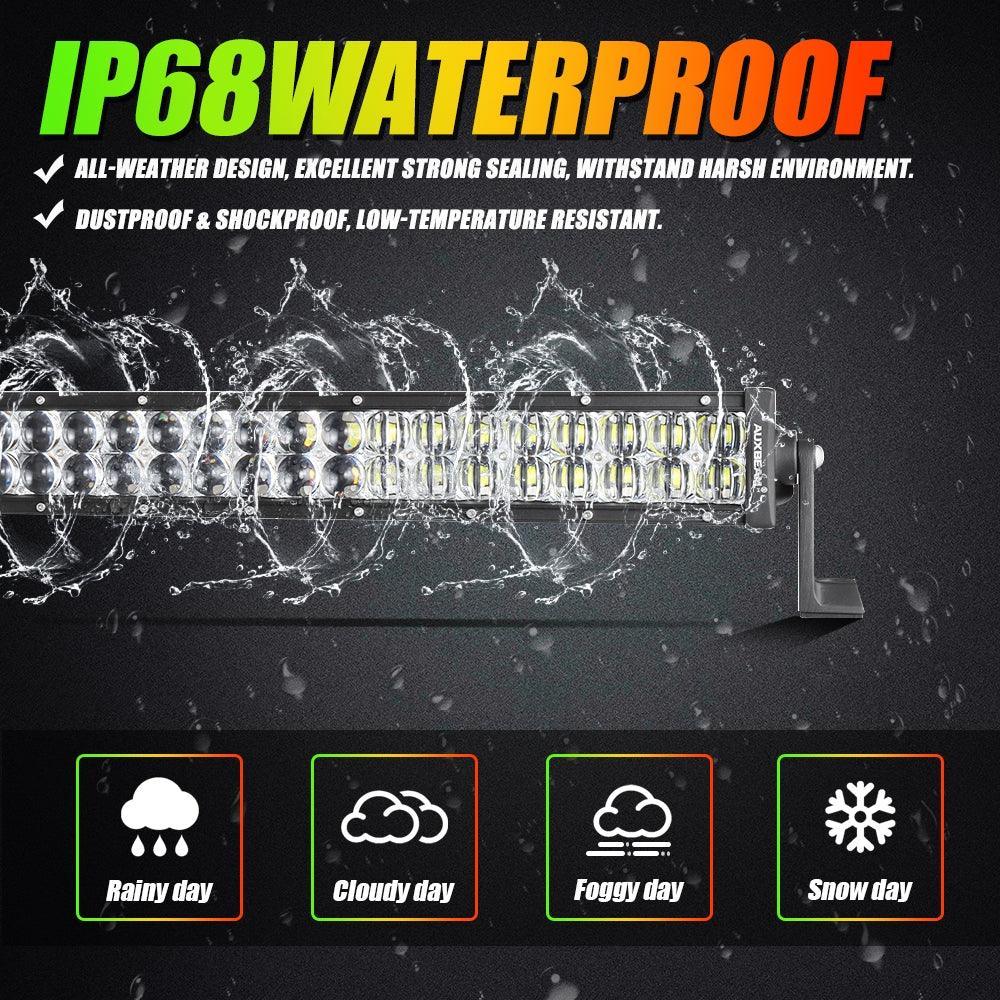 New 22 Inch V-PRO Series Straight RGBW Color Changing Off Road Led Light Bar for ATV UTV SIDE BY SIDES - Image 9