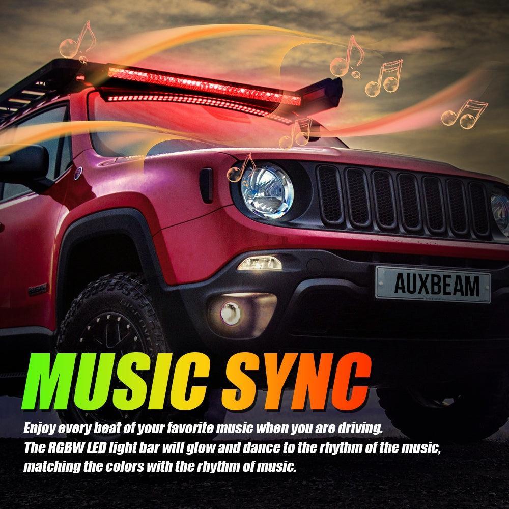 New 42 Inch V-PRO Series Straight RGBW Color Changing Off Road Led Light Bar for ATV UTV SIDE BY SIDES - Image 6