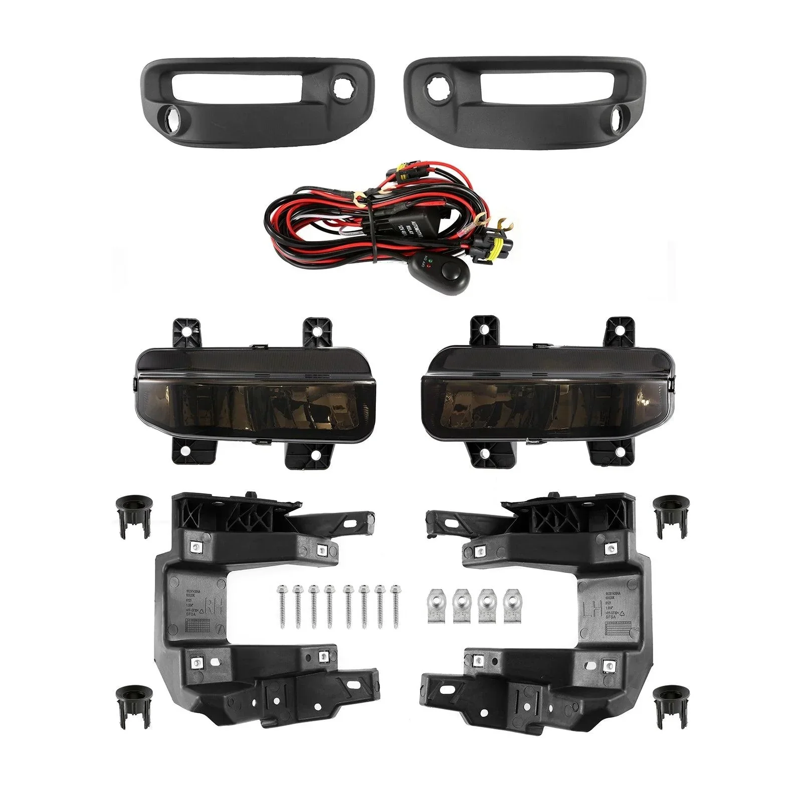 LED Fog Light Set Bumper Driving Light Replacement for Dodge Ram 1500 2019 2020 2021 2022 - Image 6