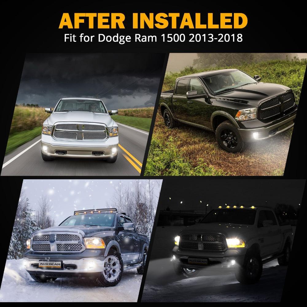 (2pcs/set) DOT Approved LED Fog Lights with DRL for 2013-2018 Dodge Ram 1500 - Image 7