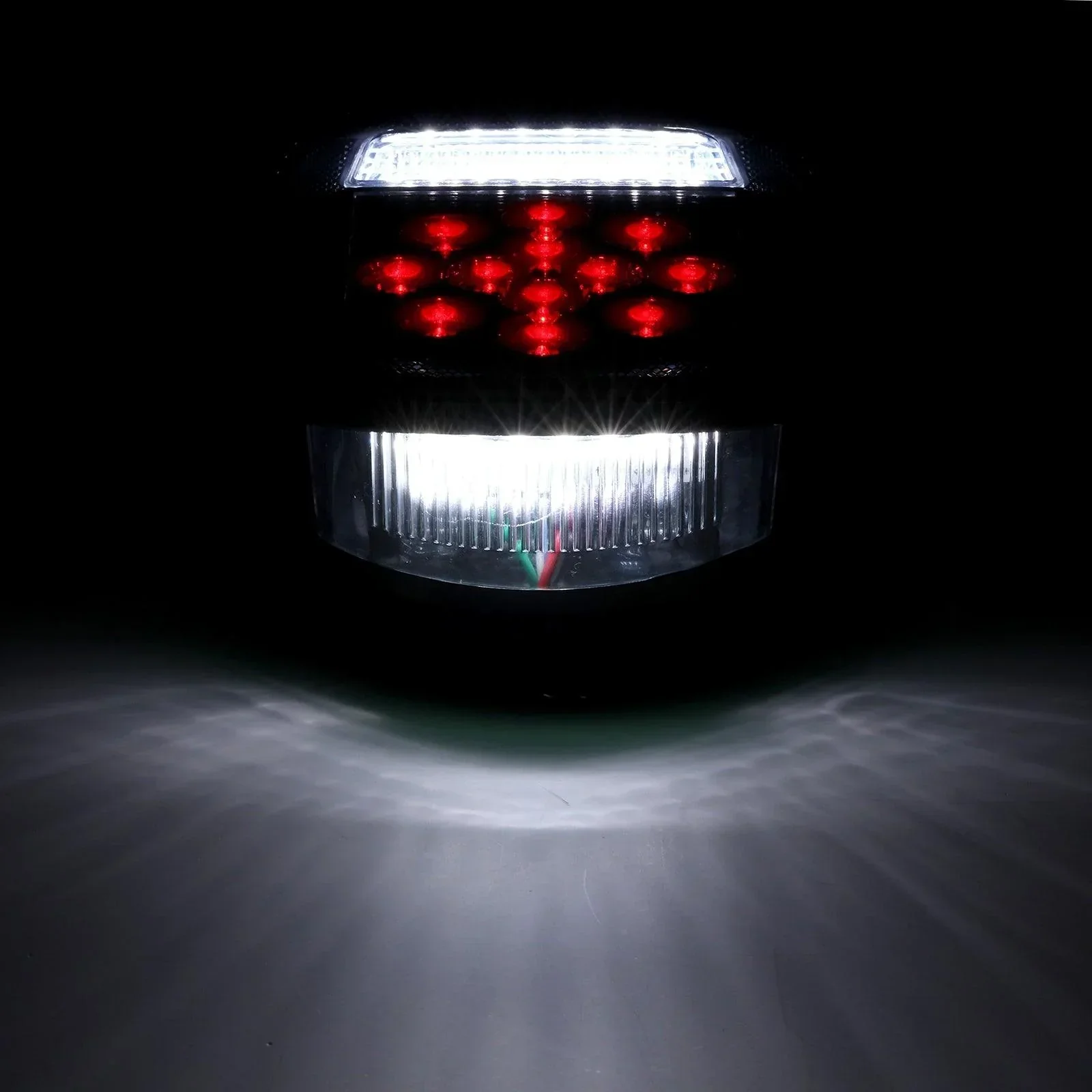 (2pcs/set) Universal Tail Lights 39LEDs Smoked Black for Wrangler YJ TJ CJ Truck Trailer Van Boat - Image 4