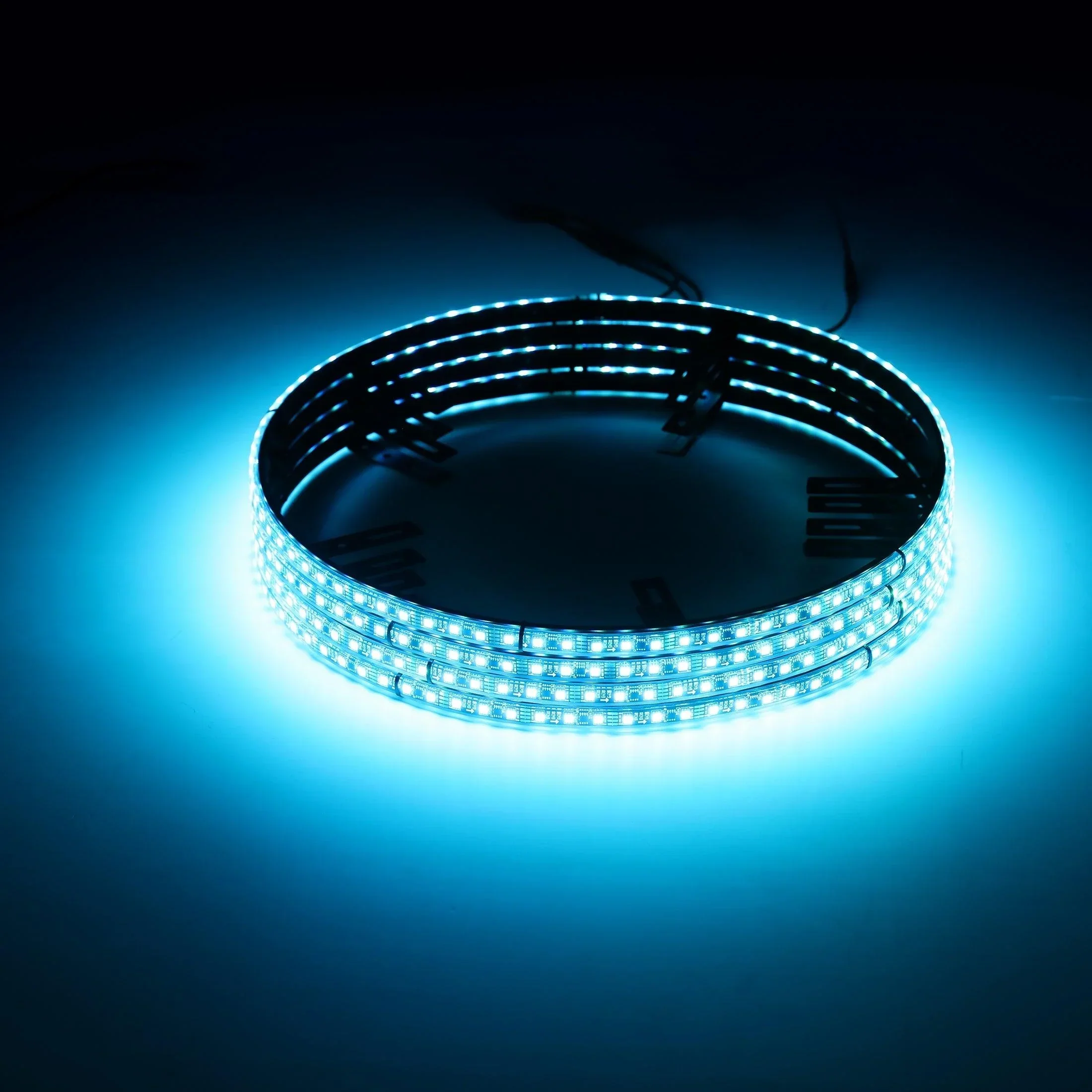 (4pcs/set) 15.5" RGB LED Wheel Ring Lights Magic Dream Color Neon Rim Light with APP & RF Remote Control - Image 11