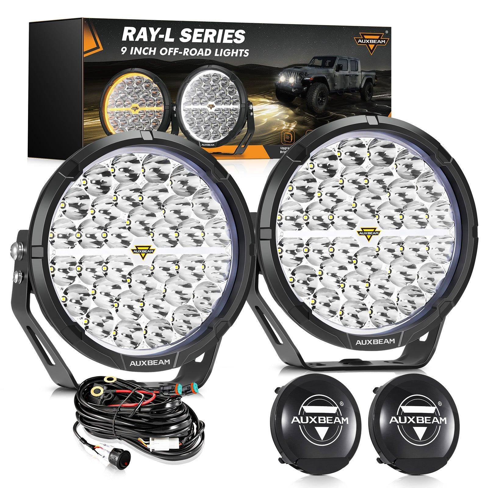 RAY-L Series | 9 Inch 318W 34180LM Dual DRL Offroad LED Driving Lights - Image 12