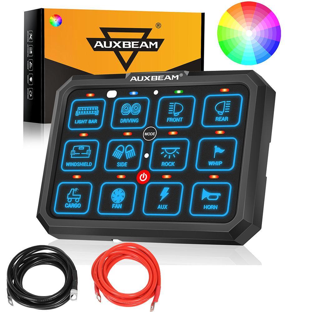 RGB Series 12 Gang (RB120) RGB Switch Panel, Toggle/ Momentary/ Pulsed Mode Supported (Two-Sided Outlet) - Image 11