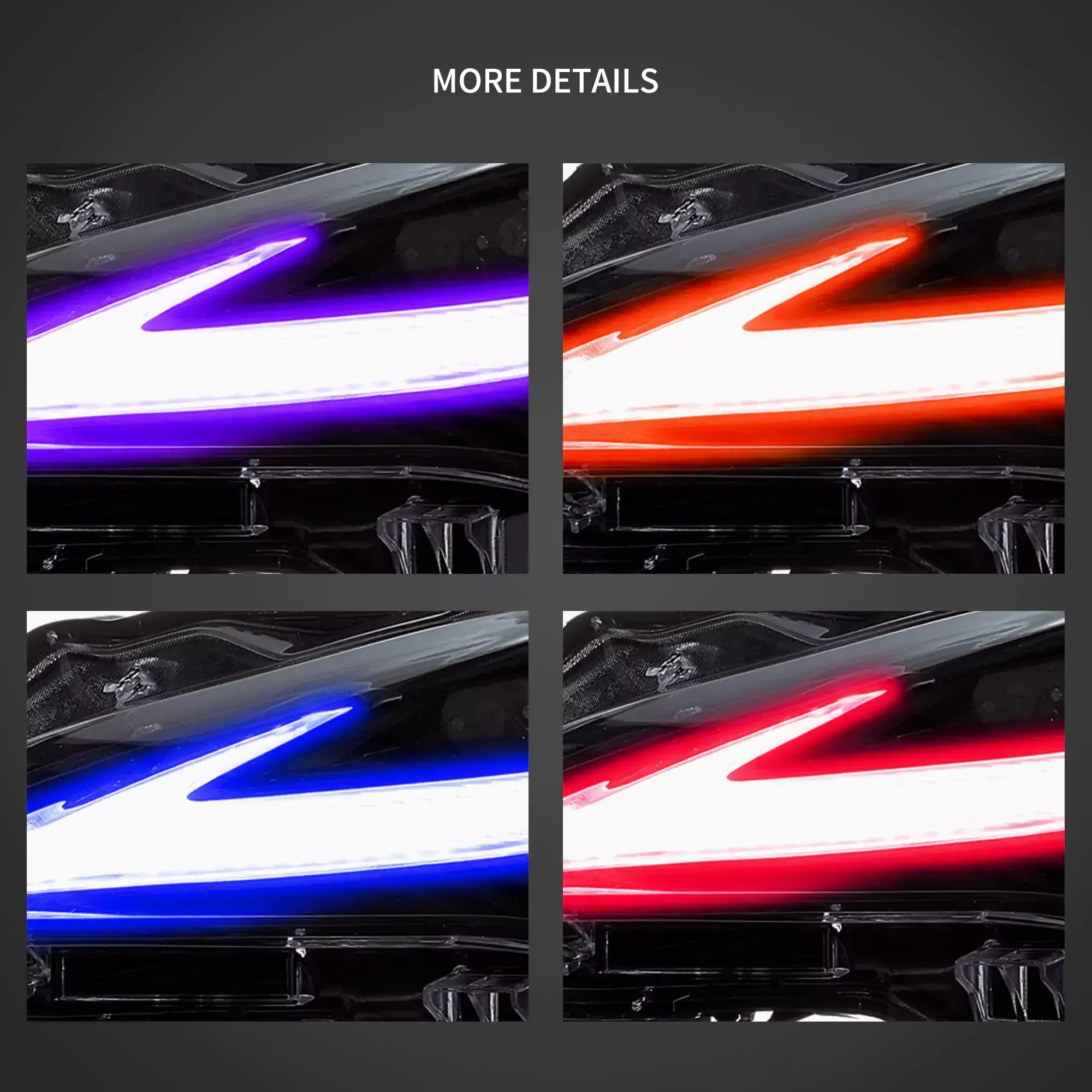 RGB LED Headlight Assembly For 2012-2021 Toyota 86, Subaru Brz, Scion Frs - Image 8