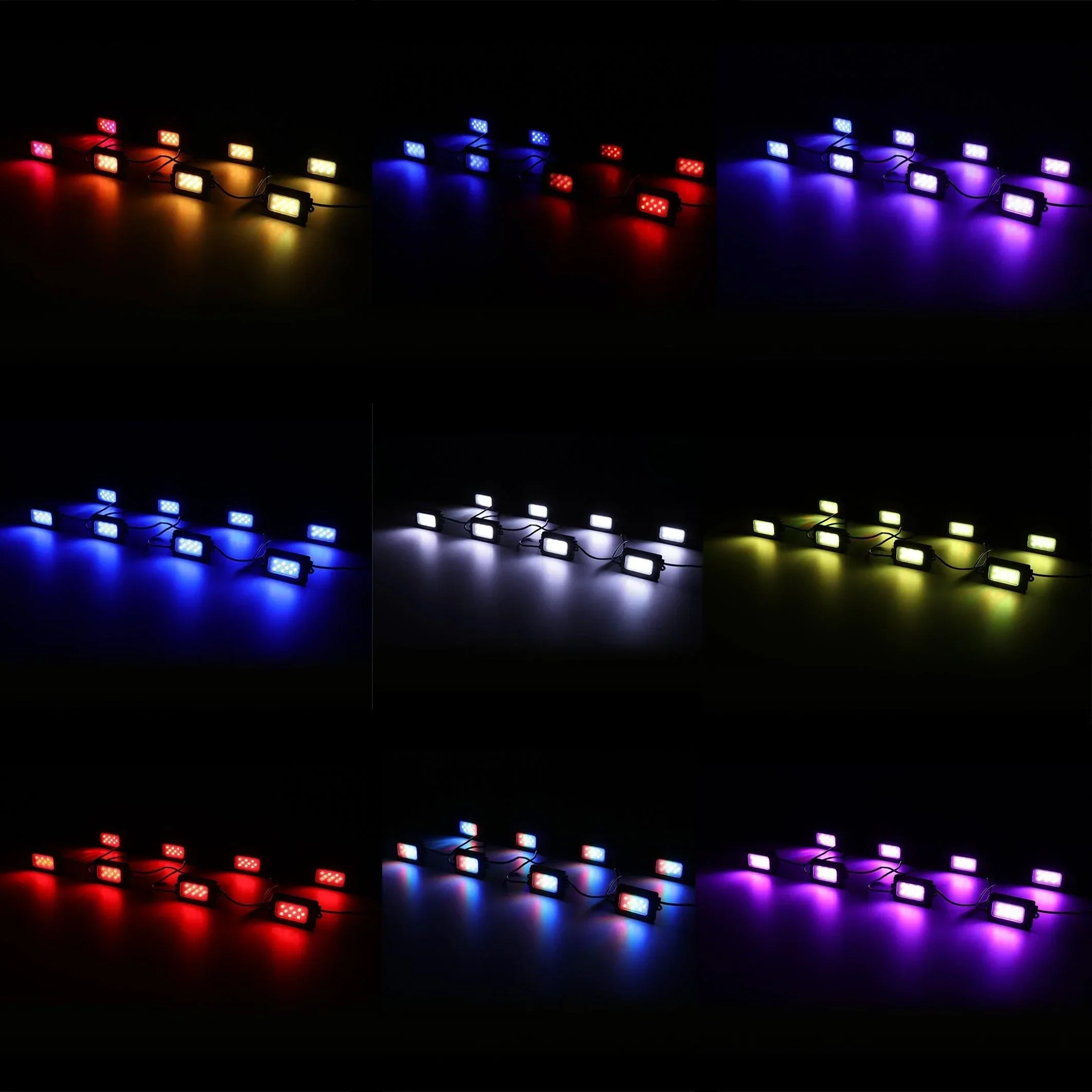 Magic Dream Color RGB LED Rock Lights Kit with Bluetooth APP Control, Multicolor Chasing Neon Underglow Lights for ATV UTV - Image 7