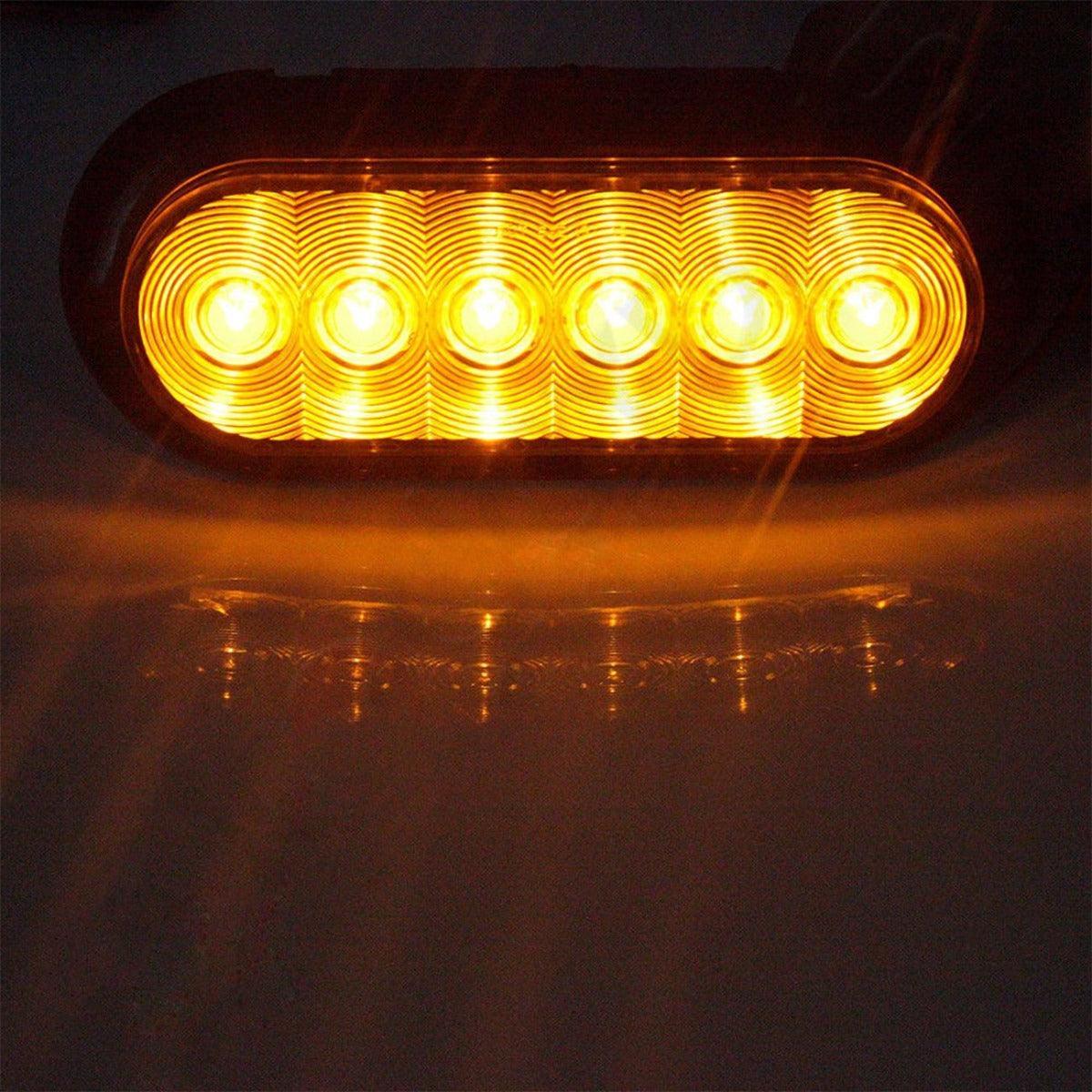 (2pcs/set) 6'' OVAL SIDE MARKER/STOP/TURN SIGNAL LIGHTS - Image 3
