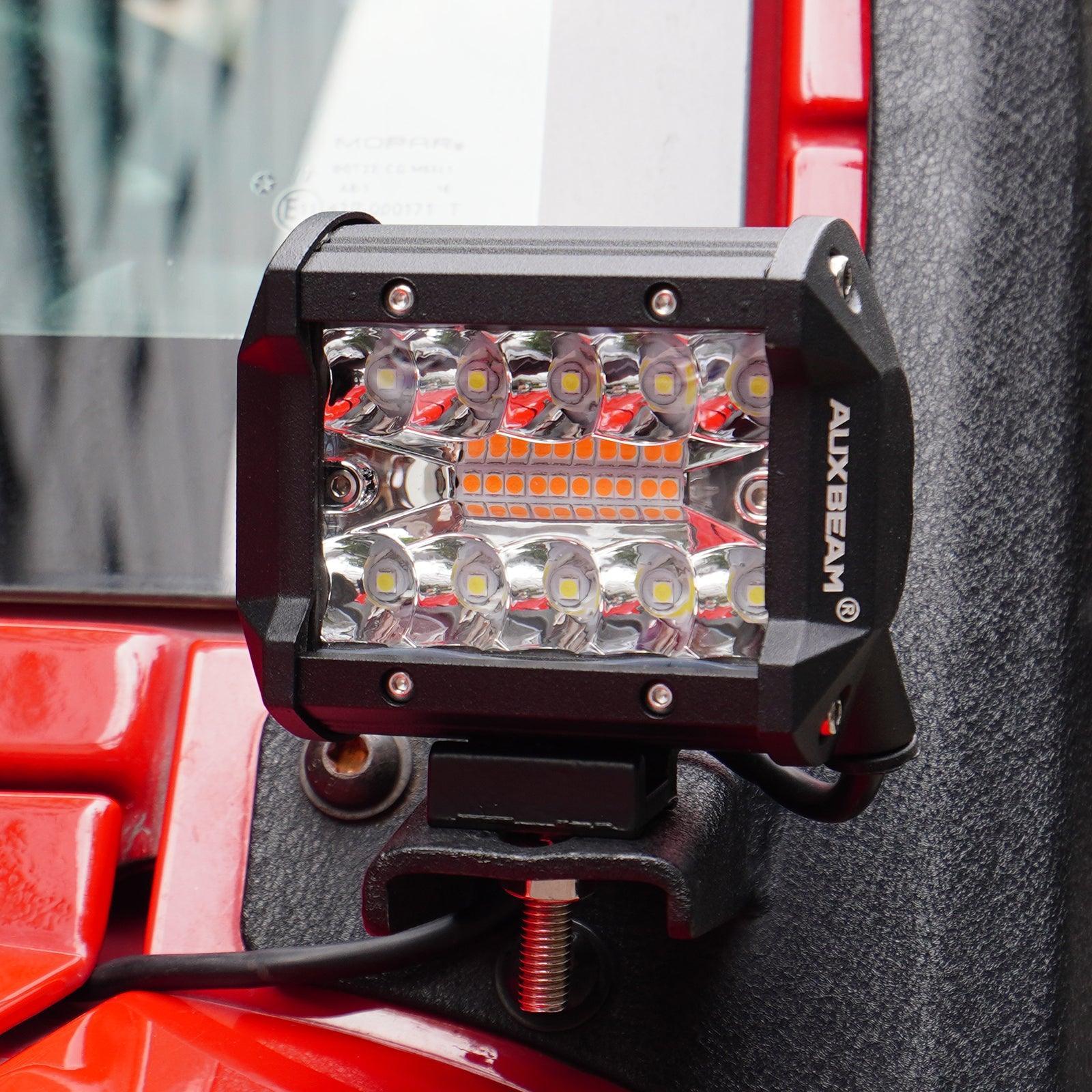 6 Modes Series 3 Inch/4Inch/7Inch/12Inch/20Inch White&Amber LED Light Bar - Image 12
