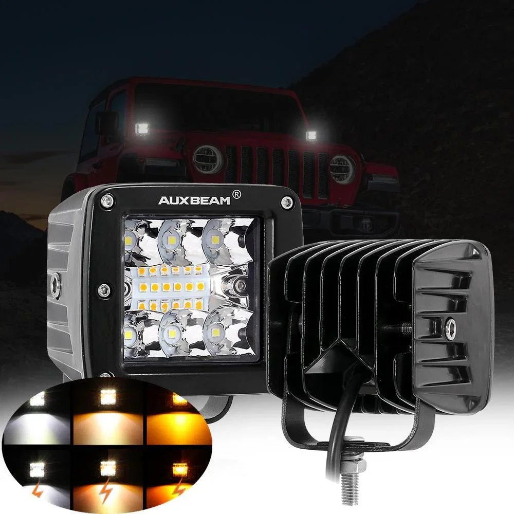 6 Modes Series 3 Inch/4Inch/7Inch/12Inch/20Inch White&Amber LED Light Bar - Image 19