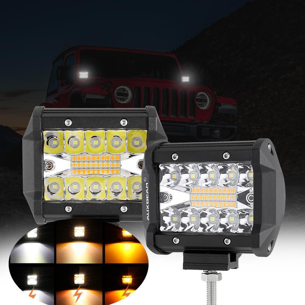 6 Modes Series 3 Inch/4Inch/7Inch/12Inch/20Inch White&Amber LED Light Bar - Image 20