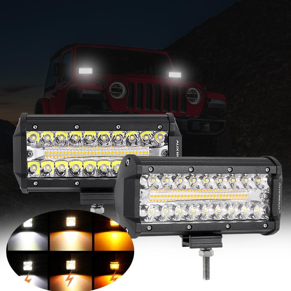 6 Modes Series 3 Inch/4Inch/7Inch/12Inch/20Inch White&Amber LED Light Bar - Image 21