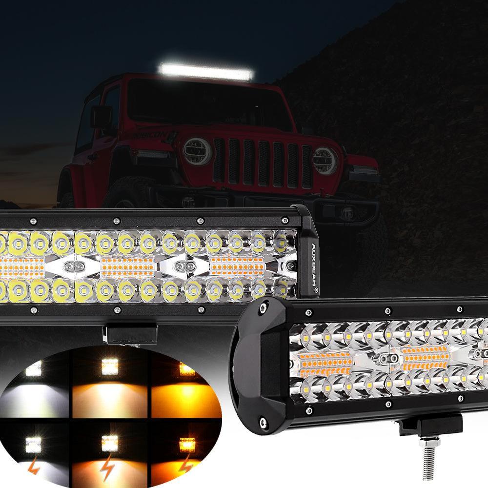 6 Modes Series 3 Inch/4Inch/7Inch/12Inch/20Inch White&Amber LED Light Bar - Image 24