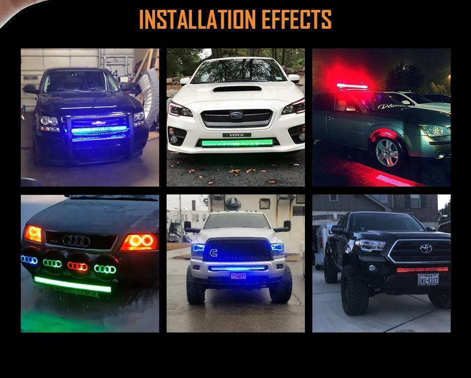 V-Series RGB Color Changing Off Road LED Light Bar - Image 2