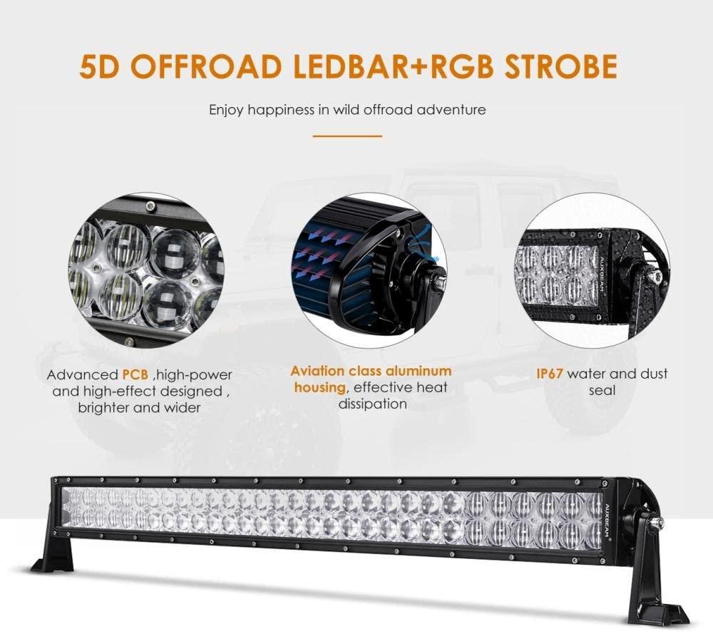 V-Series RGB Color Changing Off Road LED Light Bar - Image 5