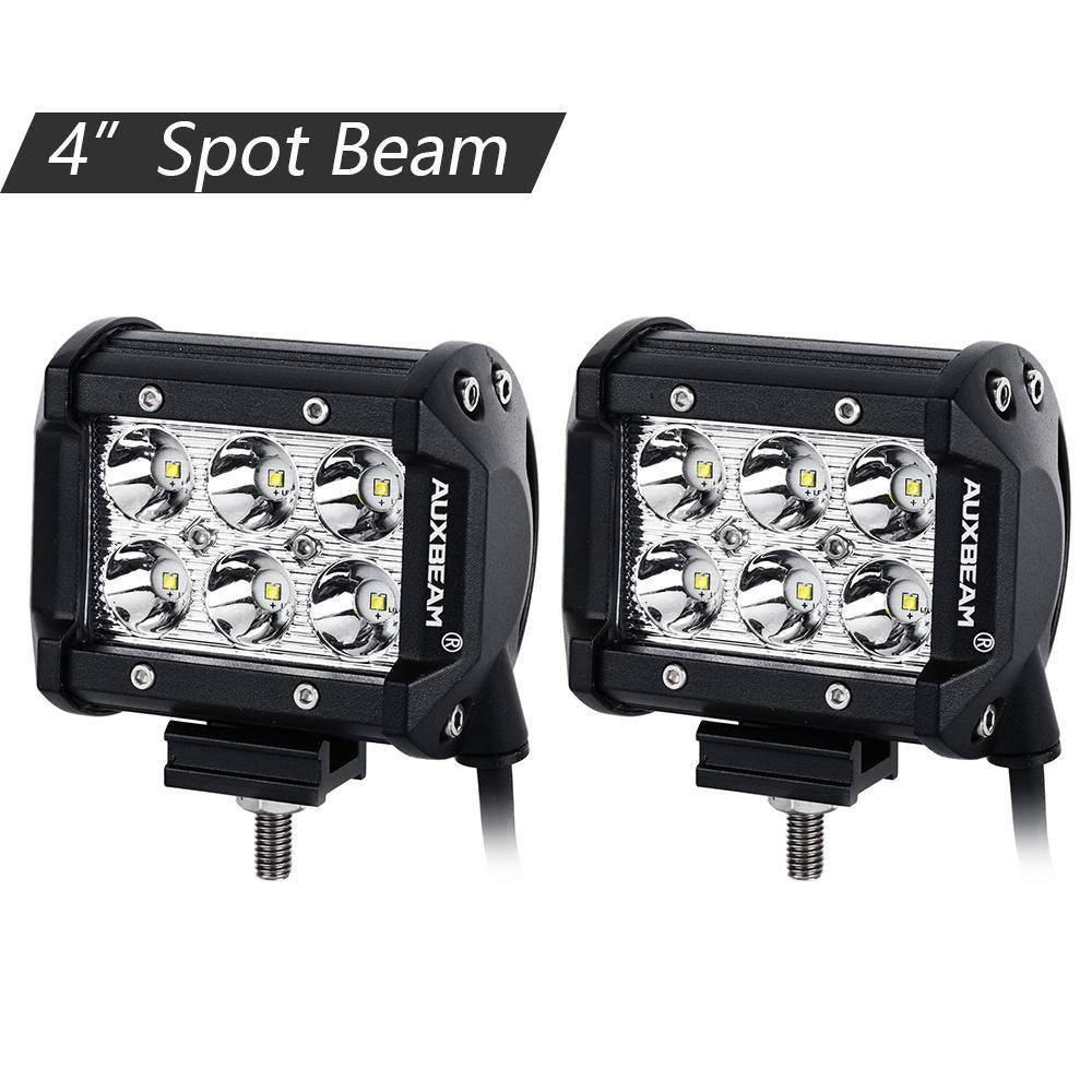 4" Classic-SM Series Dual Row LED Pod Light 6000K White Spot/Flood for SUV ATV UTV Trucks Pickup Boat - Image 12