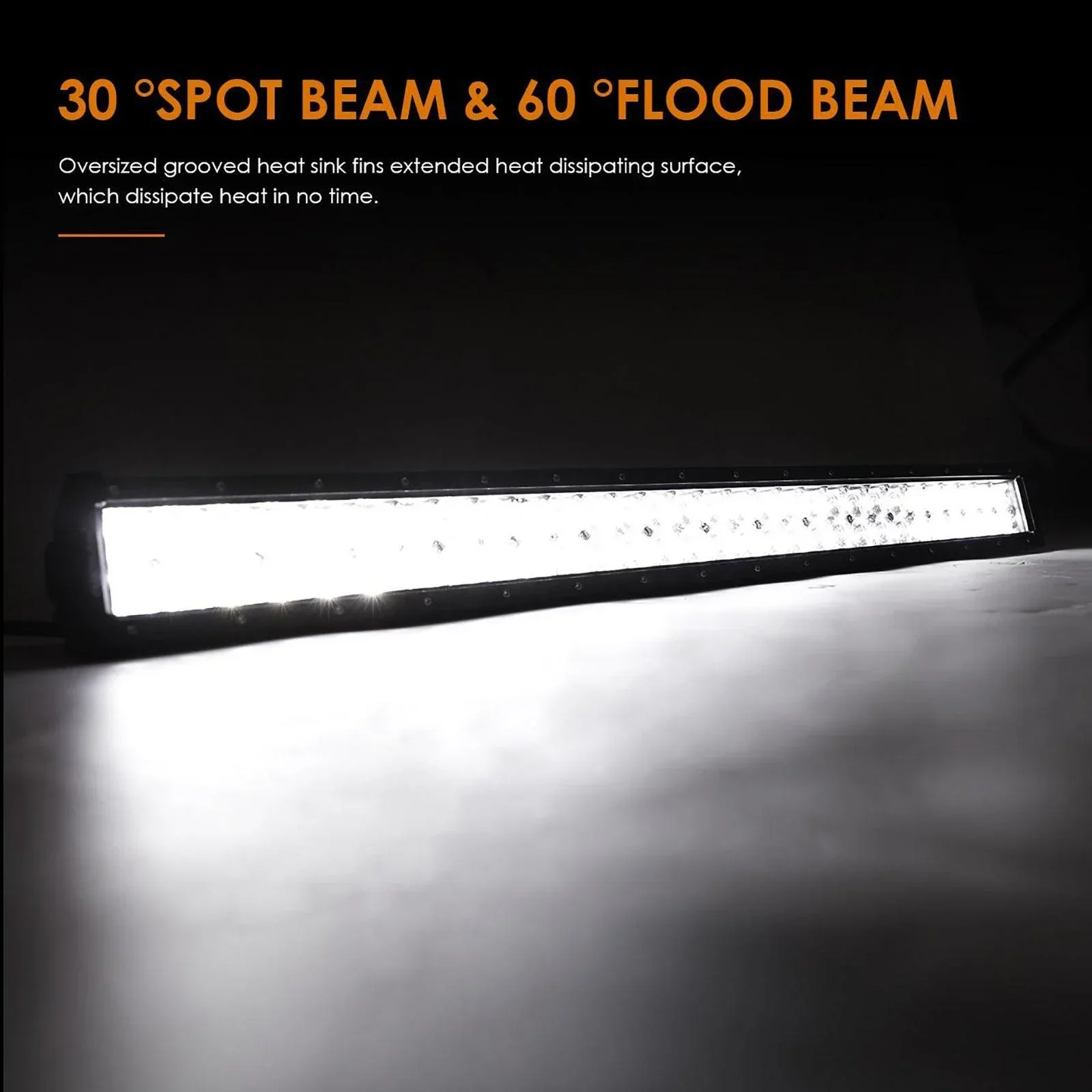 50 inch 5D Series Straight/Curved Combo Beam Double Row LED Light Bar for SUV ATV UTV Trucks Pickup Boat - Image 5