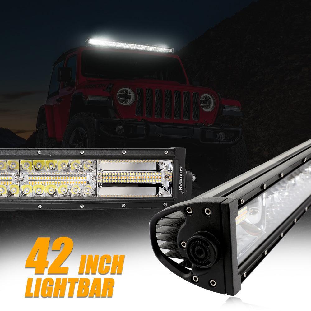 6 Modes Series Amber and White LED Light Bars - Image 23
