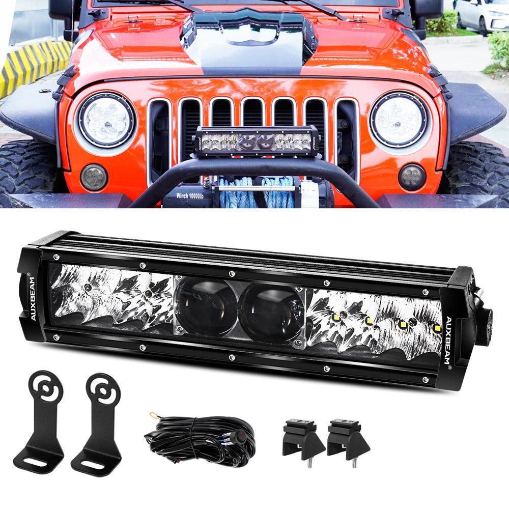 NEW 5D-PRO Series Spot Led Light Bars with DT Wiring Harness Kit For JEEP - Image 21