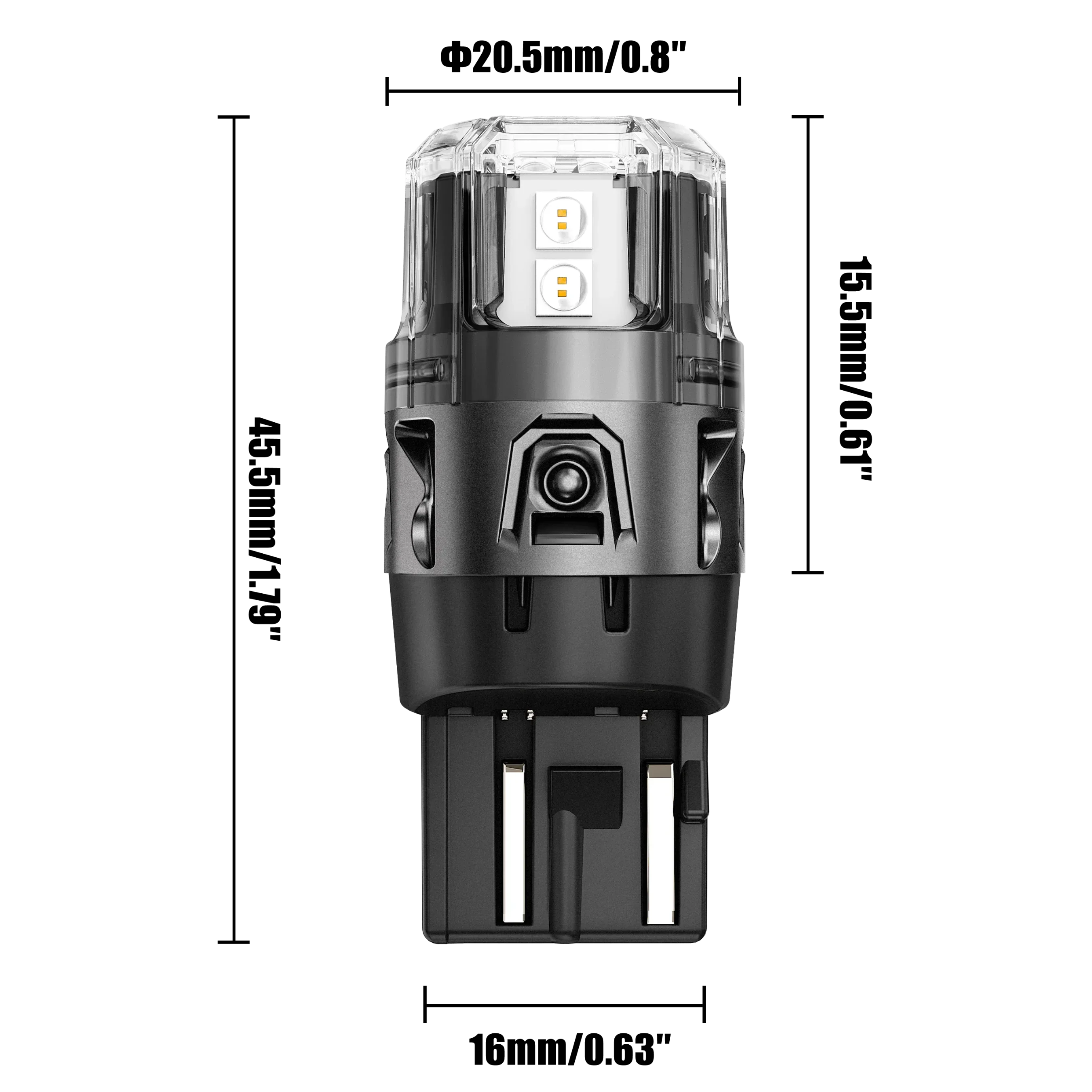 🆕T20 7443 7440 LED Brake/Tail Light 11W 500% High Brightness CAN-Bus Error Free Red B52 Series | 2 Bulbs - Image 5