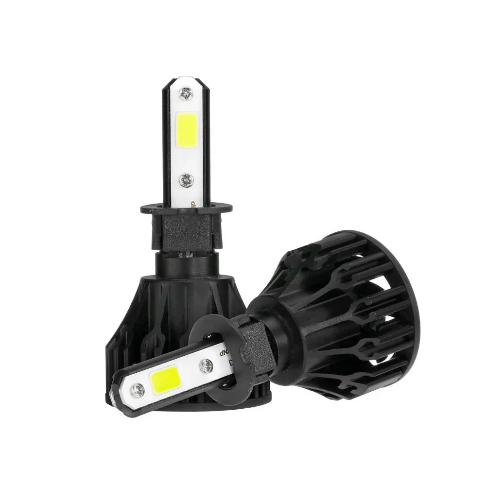 T5 Series Fan Cooling 50W 5000LM LED Light Bulbs High Low Beam Conversion Kit