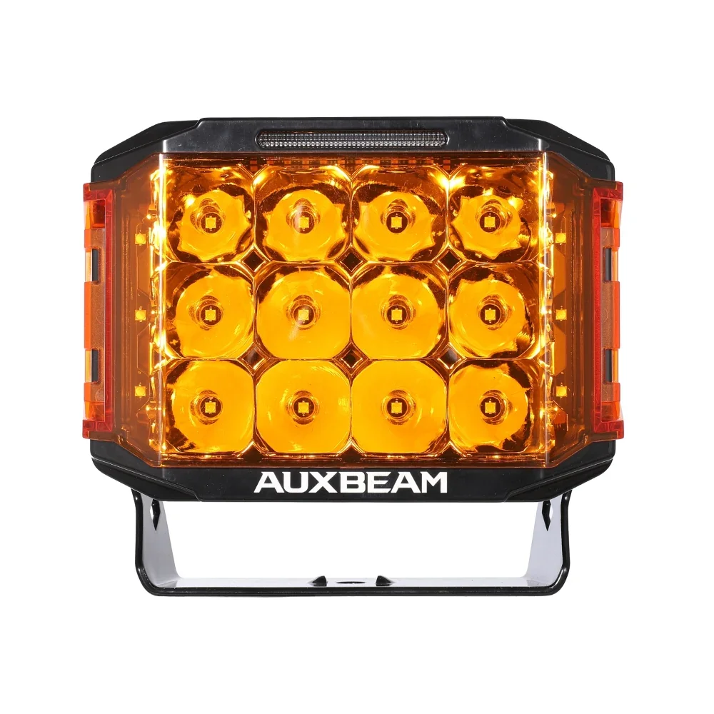 V-MAX Series 4/5/7 Inch LED Pod Lights Dark Amber Cover Light Shield Cover - Image 4