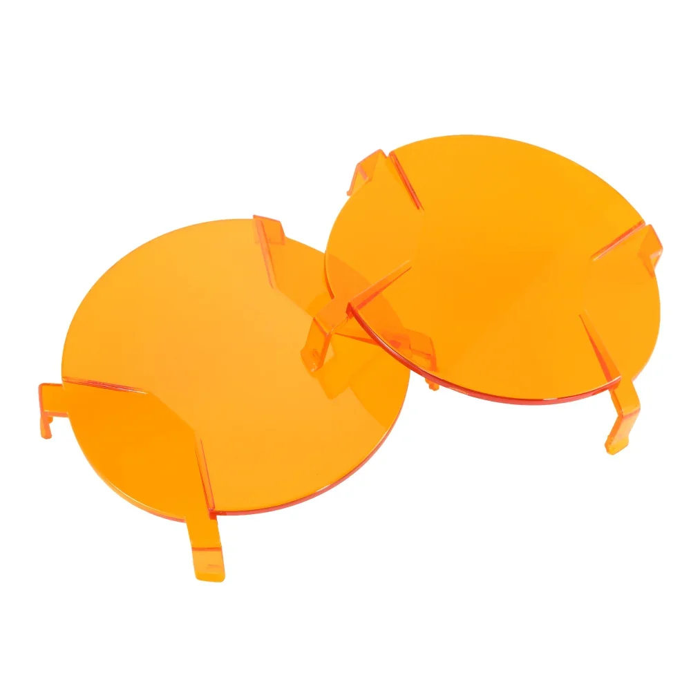 V-ULTRA Series 3/5/7/9 Inch LED Pod Lights Dark Amber Cover Light Shield Cover - Image 6