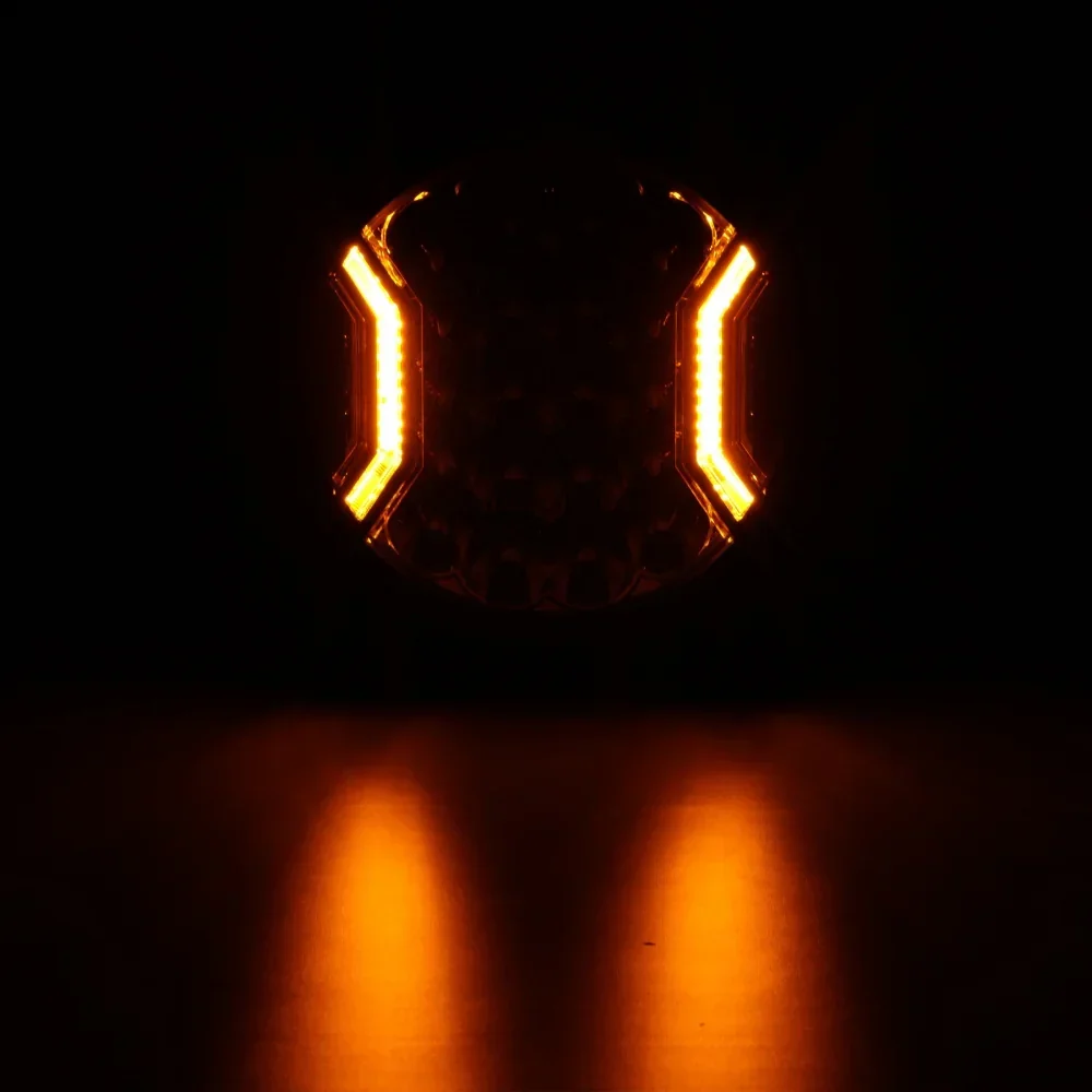 V-ULTRA Series | 9 Inch 300W LED Side Shooter Amber Driving Lights with Amber DRL - Image 4