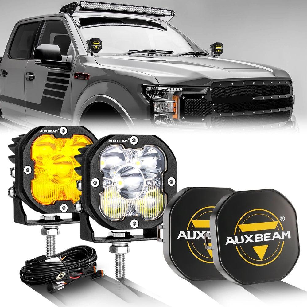 XP-ULTRA Series 3 Inch 80W Combo Beam LED Pods Amber&White Offroad Lights - Image 11