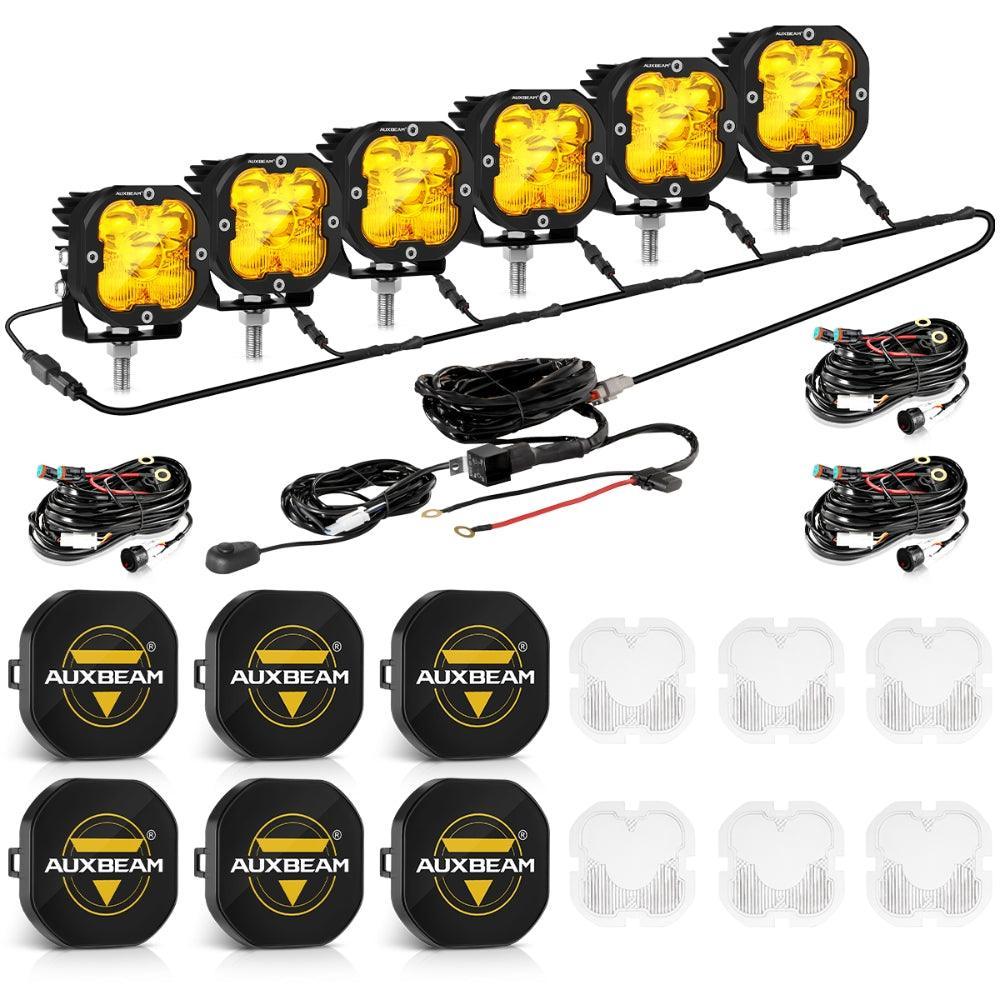 XP-ULTRA Series 3 Inch 80W Combo Beam LED Pods Amber&White Offroad Lights - Image 12