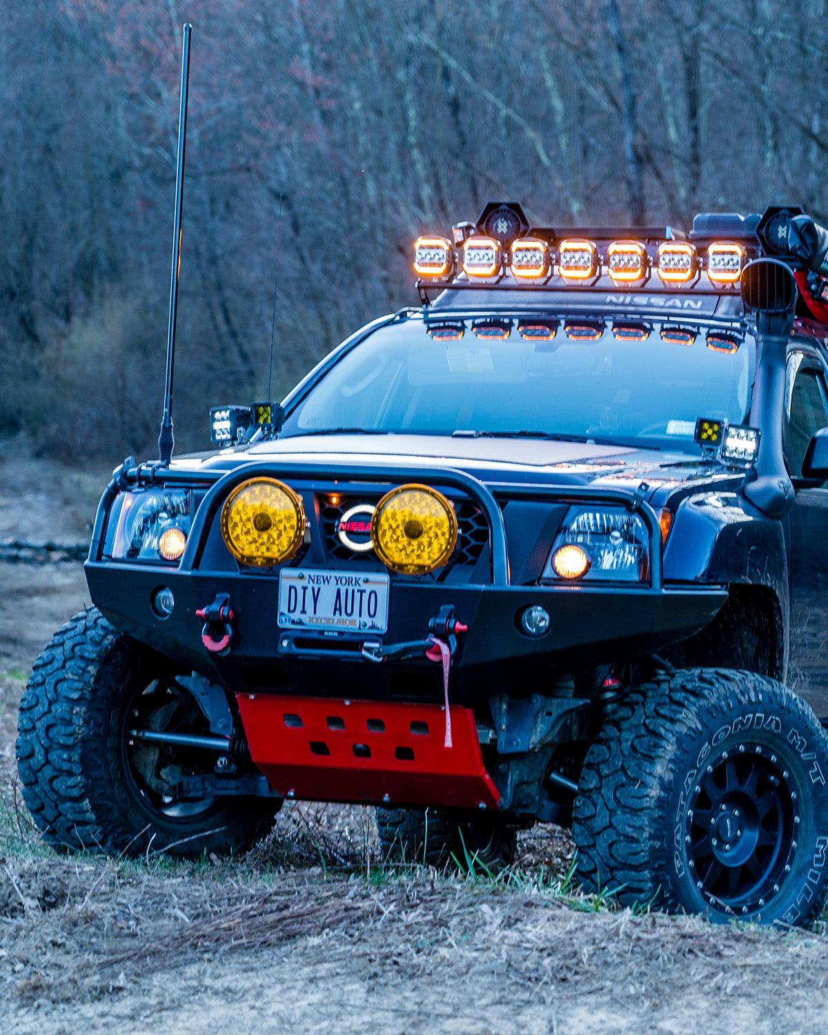 XP-ULTRA Series 5 Inch 174W LED Side Shooter Pod Lights with White DRL&Amber Turn Signal Light - Image 2
