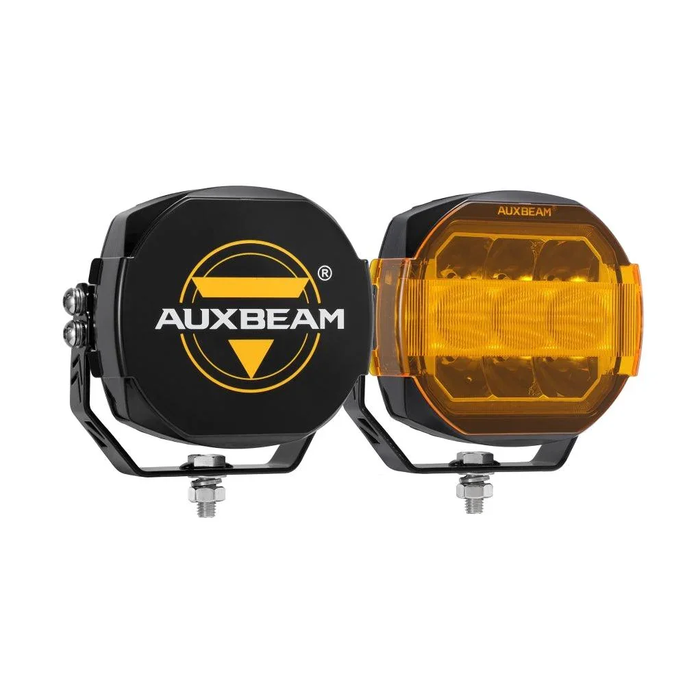 XP-ULTRA Series 5 Inch 174W LED Side Shooter Pod Lights with White DRL&Amber Turn Signal Light - Image 9