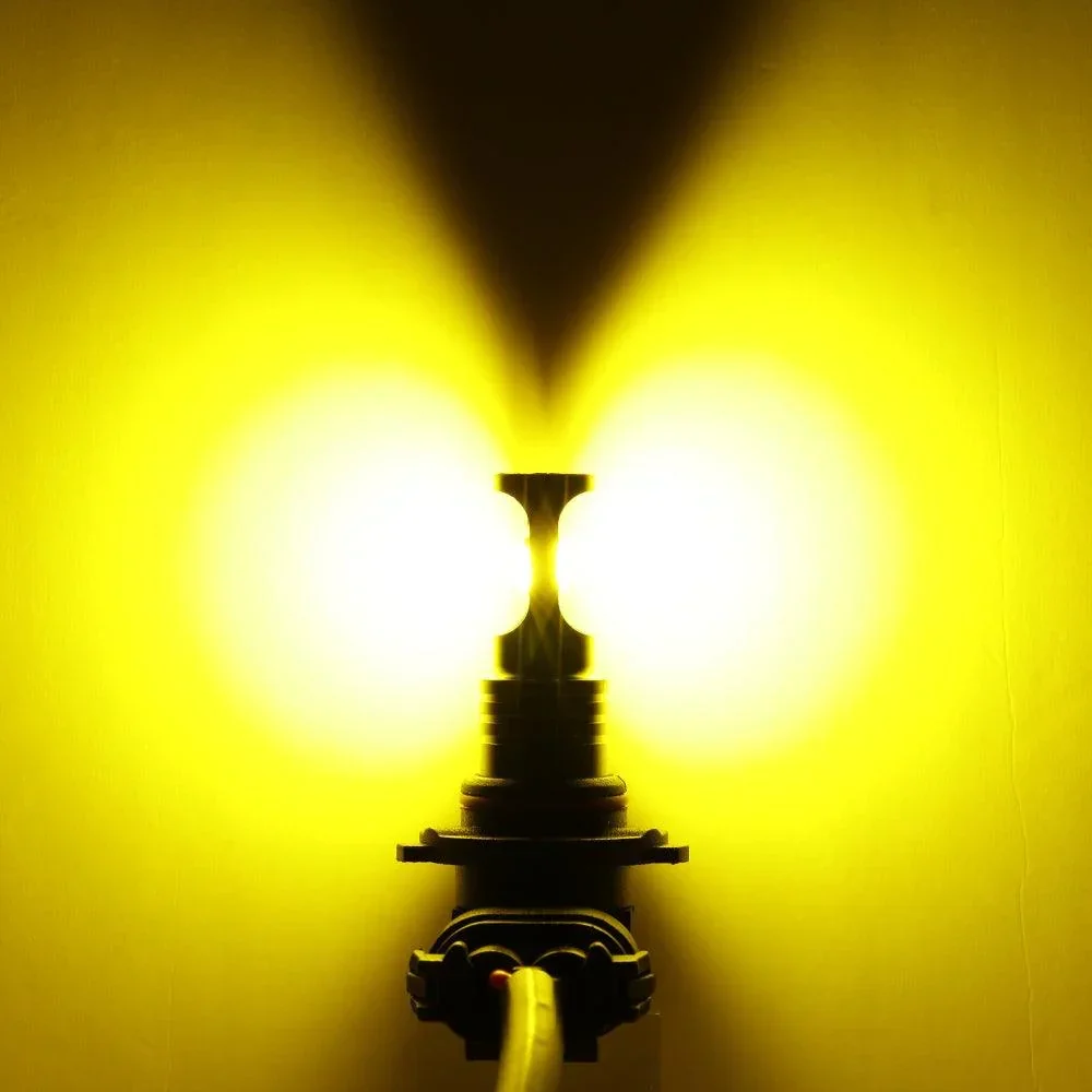 (2pcs/set) H10/9145/9140 GC3 White Yellow Light 8000LM LED Fog Light Bulbs/DRL - Image 11