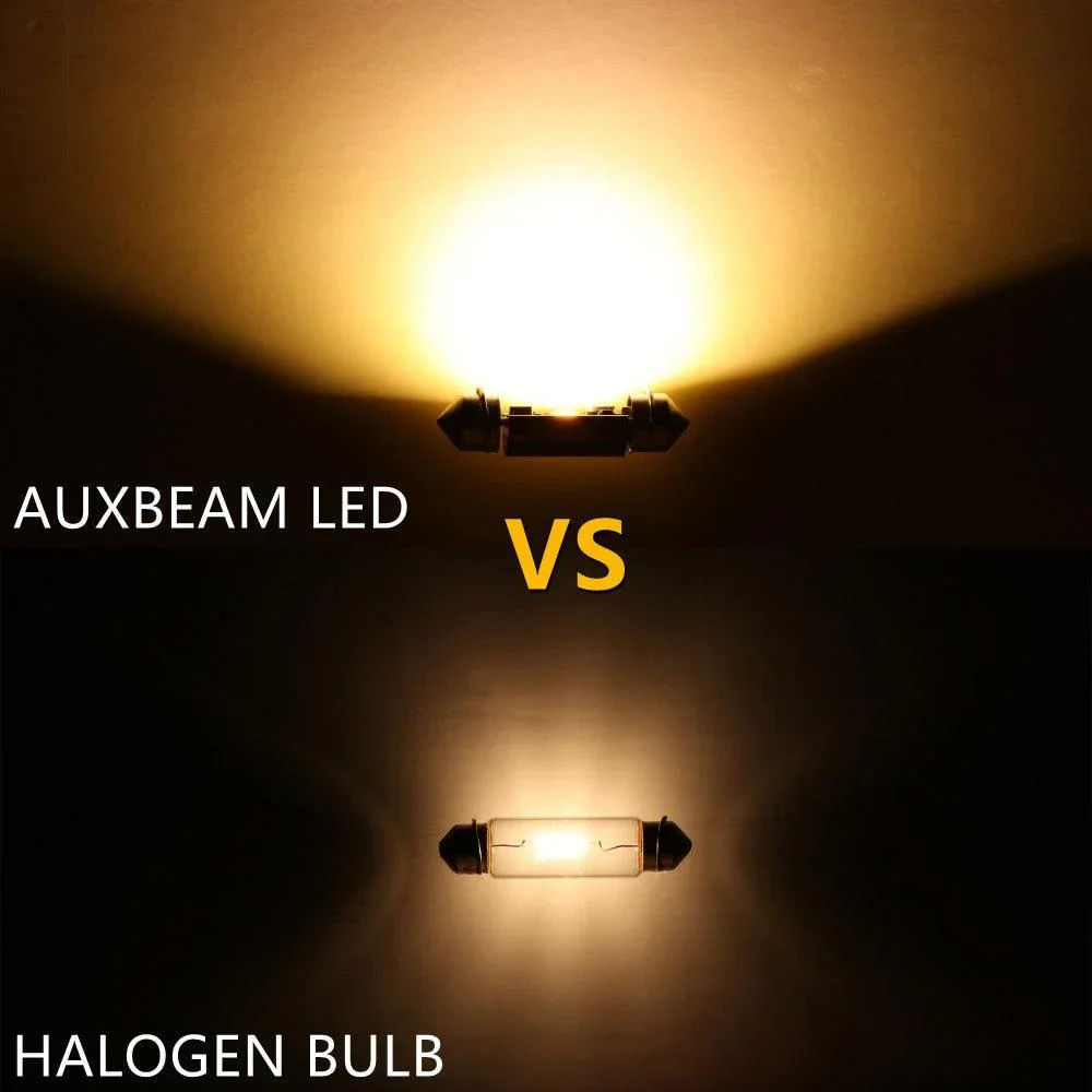 🆕(2pcs/set) Dual Color Switchback 41MM 578 211-2 212-2 214-2 1.61" 1860CSP 6500K Cool White& 5000K Natural White LED Festoon Canbus For Interior Dome Map License Plate Bulbs - Image 4