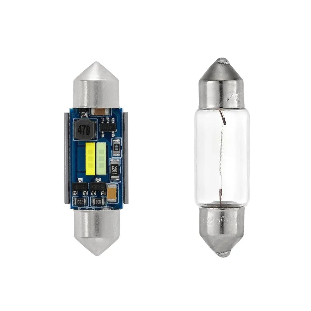 🆕(2pcs/set) Dual Color Switchback 36MM DE3174 3425 6461 11005 12854 1.42" 1860CSP 6500K Cool White& Ice Blue LED Festoon Canbus For Interior Dome Map License Plate Bulbs - Image 6